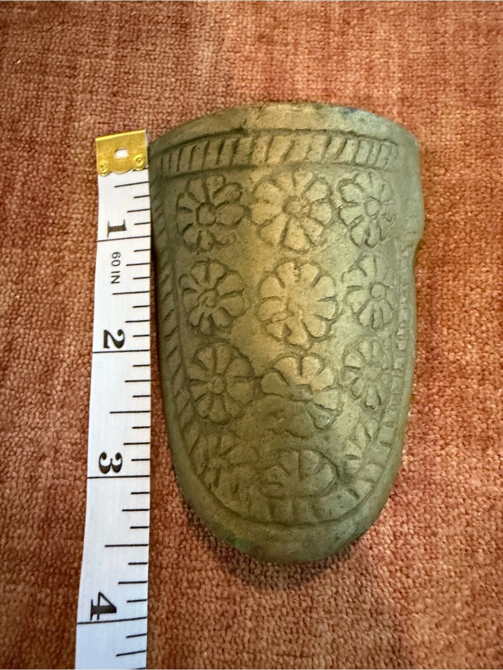 Vintage brass accent piece - no clue what it is